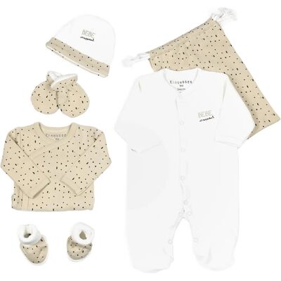 Ensemble de Layette en Velours et Coton - Bébé Ensemble de Layette en Velours et Coton - Bébé