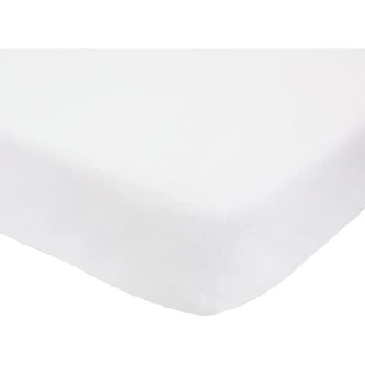 Trois Kilos Sept - Drap housse coton Blanc 70x140 - Fitted sheet Trois Kilos Sept - Drap housse coton Blanc 70x140 - Fitted sheet