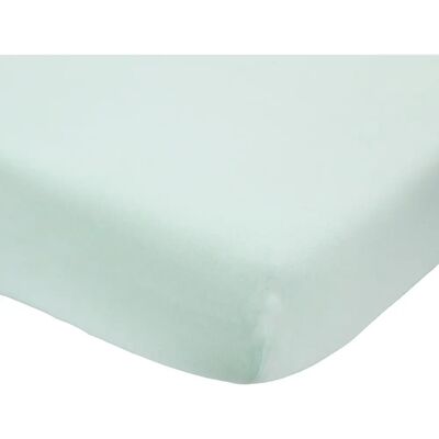 Trois Kilos Sept Jade Cotton Fitted Sheet - Bedding for Newborns Trois Kilos Sept Jade Cotton Fitted Sheet - Bedding for Newborns