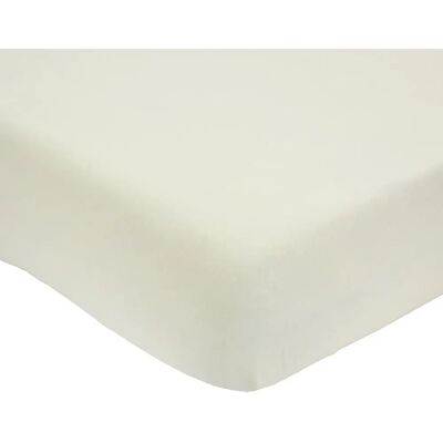 Drap housse coton Vanille - Literie Drap housse coton Vanille - Literie