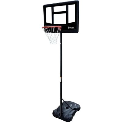 Sporti France Verstellbarer Basketballkorb - Schwarz - Innen/Außen Sporti France Verstellbarer Basketballkorb - Schwarz - Innen/Außen