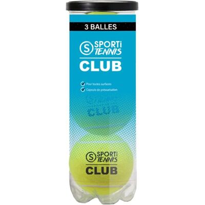 Sporti France Tennisballen - Set van 3 Trainings Geel Sporti France Tennisballen - Set van 3 Trainings Geel