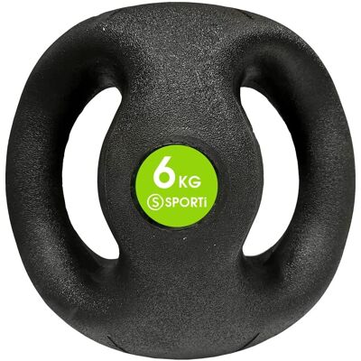 Sporti 6kg Mehrfarbiger Medizinball - Fitnessgerät Sporti 6kg Mehrfarbiger Medizinball - Fitnessgerät