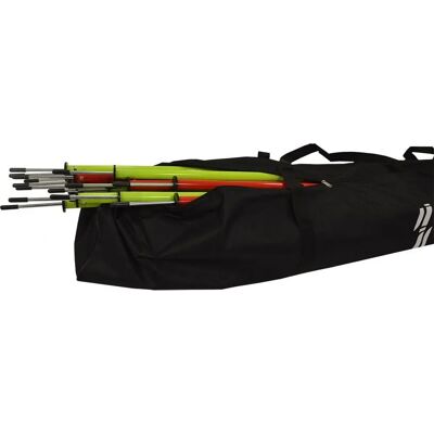 SPORTI FRANCE Slalom Peg Kit - Slalom Pegs, 160cm, Steel Tips, Red & Yellow SPORTI FRANCE Slalom Peg Kit - Slalom Pegs, 160cm, Steel Tips, Red & Yellow