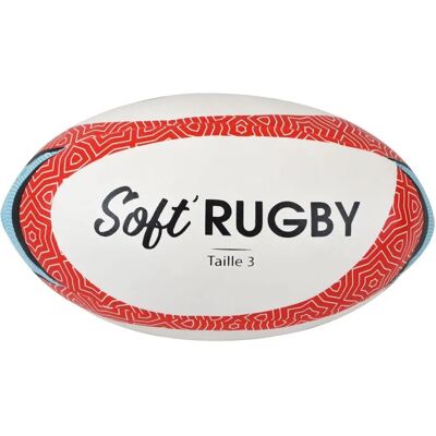 Ballon de Rugby SPORTI FRANCE - Rouge - Ballon de rugby - Publicité Ballon de Rugby SPORTI FRANCE - Rouge - Ballon de rugby - Publicité