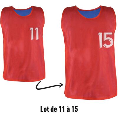 Sporti France Reversible Sports Vest - XS - Red Sporti France Reversible Sports Vest - XS - Red