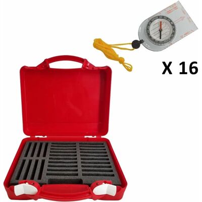 DIGI SPORT INSTRUMENTS - 16 Compass Set - Red - Compass Set DIGI SPORT INSTRUMENTS - 16 Compass Set - Red - Compass Set