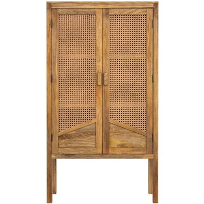 Armario de mango Rendez-Vous Déco - 2 puertas, 3 estantes - Armario Armario de mango Rendez-Vous Déco - 2 puertas, 3 estantes - Armario