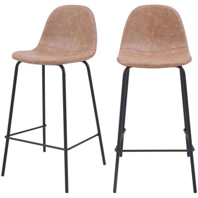 Rendez Vous Déco - Modelo Henrik Taburete Vintage Taupe Rendez Vous Déco - Modelo Henrik Taburete Vintage Taupe