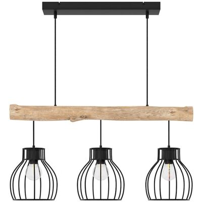 Lámpara colgante de eucalipto de 3 luces - Rendez-Vous Déco Lámpara colgante de eucalipto de 3 luces - Rendez-Vous Déco
