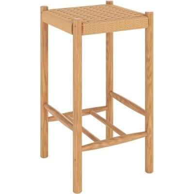 Rendez-vous Déco Kepler - Taburete de madera 65cm - Roble Natural Rendez-vous Déco Kepler - Taburete de madera 65cm - Roble Natural