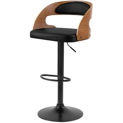 Silla de bar ajustable negra Louis - 62/84 cm - Rendez-vous Déco Silla de bar ajustable negra Louis - 62/84 cm - Rendez-vous Déco