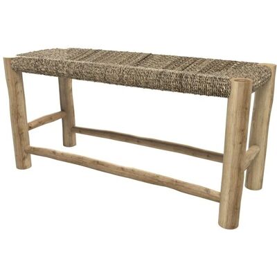 Banco de teca Jovan 90cm - Mueble rústico para exteriores Banco de teca Jovan 90cm - Mueble rústico para exteriores