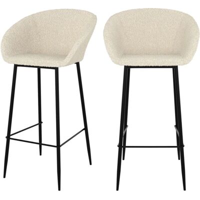 Rendez-vous Déco - Modelo: Marquise - Blanco - Silla de bar Rendez-vous Déco - Modelo: Marquise - Blanco - Silla de bar