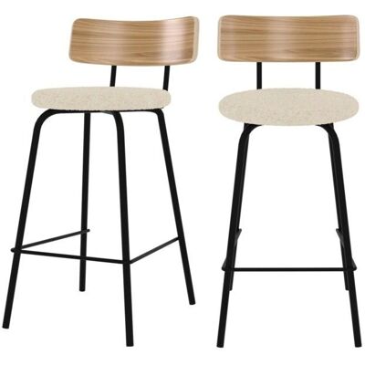 Taburetes de tela blancos Rendez-Vous Déco - 64cm Taburetes de tela blancos Rendez-Vous Déco - 64cm