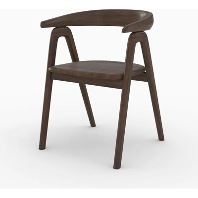 Silla de caucho oscuro Hawa - Silla Silla de caucho oscuro Hawa - Silla