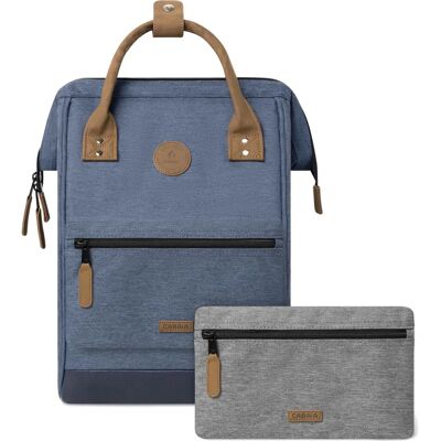 Cabaia Sac à Dos Medium 23L Bleu - Sac Étudiant & Urbain - Publicité Cabaia Sac à Dos Medium 23L Bleu - Sac Étudiant & Urbain - Publicité
