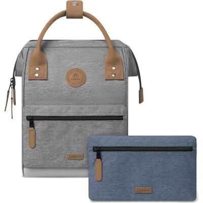 Cabaia New York Kleiner Rucksack - Grau Melange Cabaia New York Kleiner Rucksack - Grau Melange