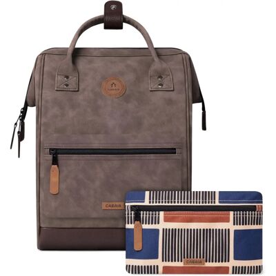 Cabaia Adventurer M Nubuck Khaki Rucksack - Rucksack Cabaia Adventurer M Nubuck Khaki Rucksack - Rucksack