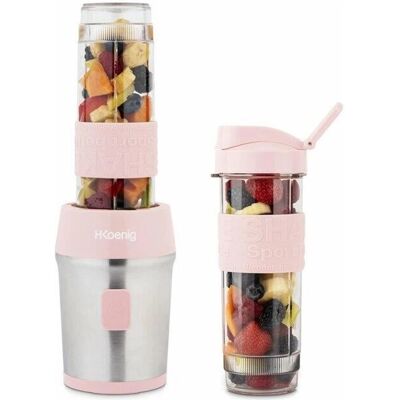 H. Koenig Mixeur Portable 300W 570ml Rose H. Koenig Mixeur Portable 300W 570ml Rose
