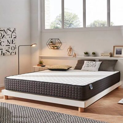 Matelas Titanium 160x200 cm Naturalex - Mousse Visco, Latex, Réversible - Publicité Matelas Titanium 160x200 cm Naturalex - Mousse Visco, Latex, Réversible - Publicité