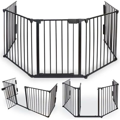 Facilitys Puerta de Seguridad para Bebés - 3m, 5 Paneles - Diseño Moderno Facilitys Puerta de Seguridad para Bebés - 3m, 5 Paneles - Diseño Moderno