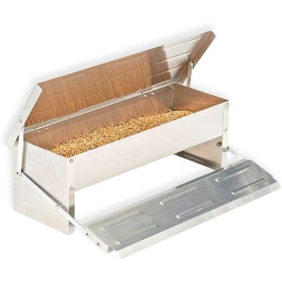 Terre Jardin - Comedero para gallinas con pedal - 5kg - Comedero automático para gallinas Terre Jardin - Comedero para gallinas con pedal - 5kg - Comedero automático para gallinas
