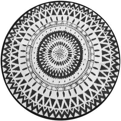 TERRE JARDIN - Tapis rond extérieur réversible - Rond - Extérieur - Tapis - Publicité TERRE JARDIN - Tapis rond extérieur réversible - Rond - Extérieur - Tapis - Publicité
