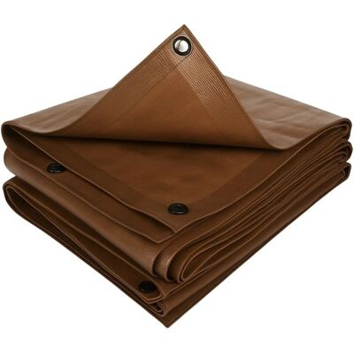 TERRE JARDIN - Lona jardín 140 g/m2 - marrón - Garden tarp TERRE JARDIN - Lona jardín 140 g/m2 - marrón - Garden tarp