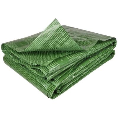 TERRE JARDIN - Lona reforzada verde 160 g/m2 recortable Verde 4 x 6 TERRE JARDIN - Lona reforzada verde 160 g/m2 recortable Verde 4 x 6