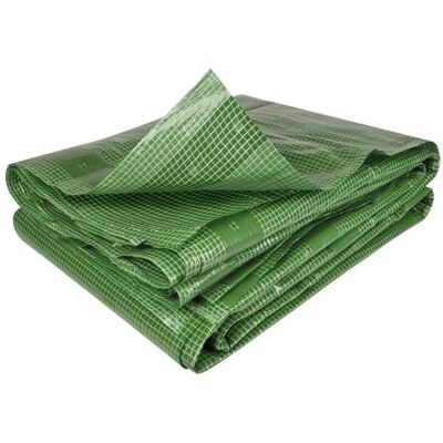 TERRE JARDIN - Lona reforzada verde 160 g/m2 recortable Verde 4 x 10 - Lona TERRE JARDIN - Lona reforzada verde 160 g/m2 recortable Verde 4 x 10 - Lona