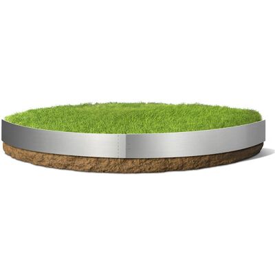 TERRE JARDIN - Bordes de jardín flexibles de acero galvanizado - 5 x 1M - Edging - Publicité TERRE JARDIN - Bordes de jardín flexibles de acero galvanizado - 5 x 1M - Edging - Publicité