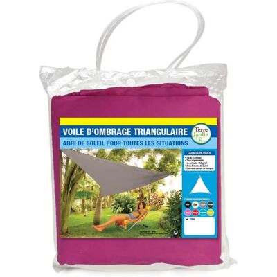 Terre Jardin - Vela triangular Rosa - 5 metros Terre Jardin - Vela triangular Rosa - 5 metros