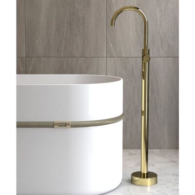 KROOS Freestanding Bathtub Faucet - Gold KROOS Freestanding Bathtub Faucet - Gold