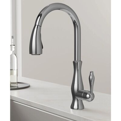 Kroos Kitchen Faucet - Pull-out Spray - Modern Chrome Kroos Kitchen Faucet - Pull-out Spray - Modern Chrome