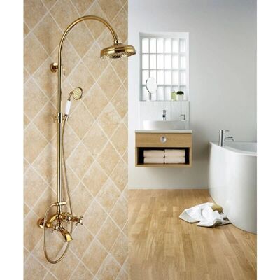 Kroos Gold Vintage Retro Shower Column Kroos Gold Vintage Retro Shower Column