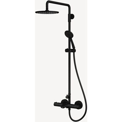 Kroos - Modelo - Columna de ducha termostática - Negro mate Kroos - Modelo - Columna de ducha termostática - Negro mate
