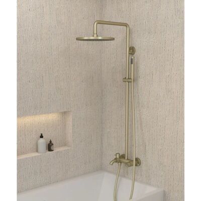 Kroos Modelo - Columna de ducha en oro cepillado - Accesorios de baño Kroos Modelo - Columna de ducha en oro cepillado - Accesorios de baño