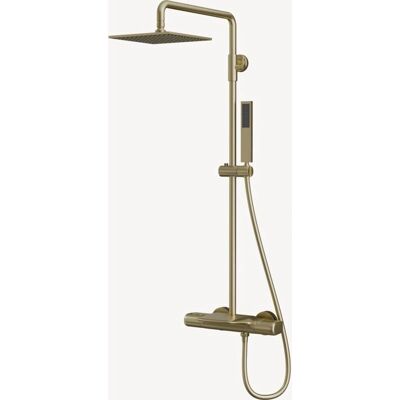 Kroos - Moderne Dusch- und Badewannen-Säule - Gebürstetes Gold Kroos - Moderne Dusch- und Badewannen-Säule - Gebürstetes Gold