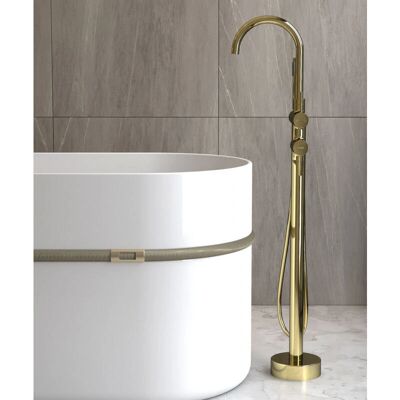 Kroos Modelo Doré Mezclador de bañera y ducha - Grifería moderna Kroos Modelo Doré Mezclador de bañera y ducha - Grifería moderna