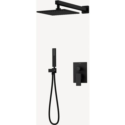 Conjunto de Ducha Negro Sirius de Kroos - Sistema de Lluvia Moderno Conjunto de Ducha Negro Sirius de Kroos - Sistema de Lluvia Moderno