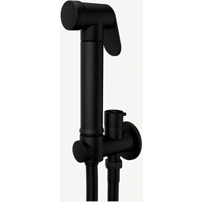 Kit de ducha redondo de pared Kroos - Negro Kit de ducha redondo de pared Kroos - Negro