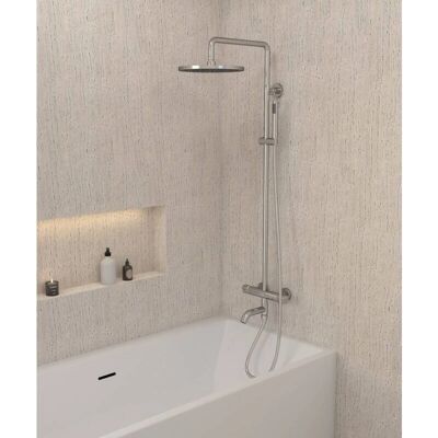 KROOS - Columna termostática para ducha y bañera - Cromo KROOS - Columna termostática para ducha y bañera - Cromo