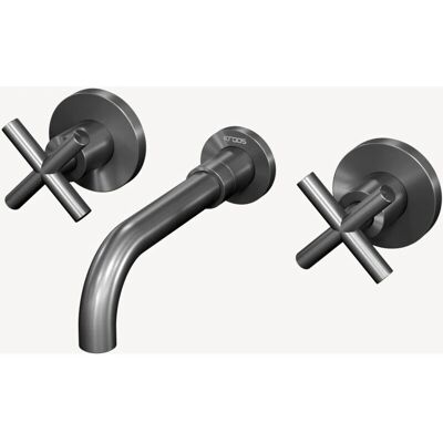Miscelatore a parete Kroos Corbeau - Gun Metal Miscelatore a parete Kroos Corbeau - Gun Metal