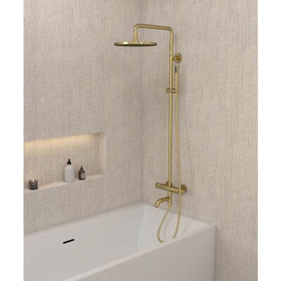 Kroos - Columna termostática para ducha y bañera - Corbeau Kroos - Columna termostática para ducha y bañera - Corbeau