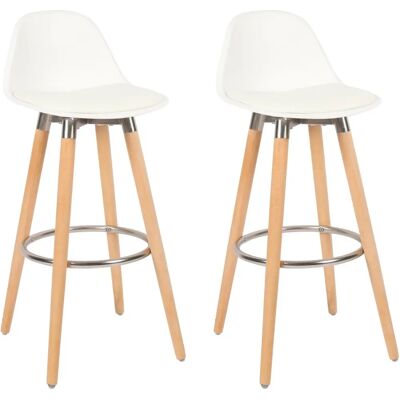Box & Beyond Ensemble de 2 tabourets Lam en bois - Tabouret - Publicité Box & Beyond Ensemble de 2 tabourets Lam en bois - Tabouret - Publicité