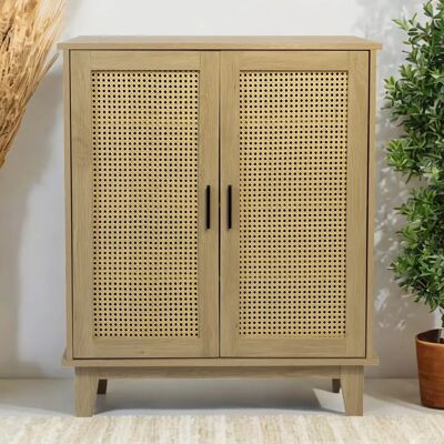 Box & Beyond Armoire en Eucalyptus - 80x34x96cm - Naturel - FSC - Publicité Box & Beyond Armoire en Eucalyptus - 80x34x96cm - Naturel - FSC - Publicité