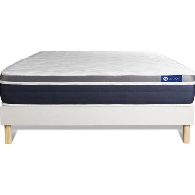 ACTISOM Cama y Colchón - 180x190cm - Blanco ACTISOM Cama y Colchón - 180x190cm - Blanco