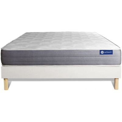 Conjunto de Colchón y Base ACTISOM Actiflex Dream - Espuma Viscoelástica, 22cm, Blanco Conjunto de Colchón y Base ACTISOM Actiflex Dream - Espuma Viscoelástica, 22cm, Blanco