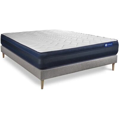 ACTISOM Actimemo Tech 135x190cm Colchón de Espuma Viscoelástica - Gris ACTISOM Actimemo Tech 135x190cm Colchón de Espuma Viscoelástica - Gris